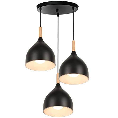 WOTTES Kronleuchter, E27häNgeleuchte, Moderner Stil Pendelleuchte, Verstellbare LäNge, Einfache Installation,Geeignet FüR Viele Dekorationsstile. von WOTTES