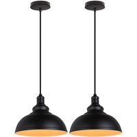 2 Stücke Pendelleuchte Modern Hängeleuchte Metall Kronleuchter für Wohnzimmer Esszimmer Küche E27 Lampefassung von WOTTES