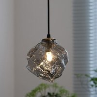 Modern Pendelleuchte Glas Hängeleuchte Design Kreative Lampenschirm Kronleuchter für Küche Esszimmer Café Bar - Rauchgrau Ø22CM Modern Pendelleuchte Glas Hängeleuchte Design Kreative Lampenschirm Kronleuchter für Küche Esszimmer Café Bar - Rauchgrau Ø22CM von WOTTES