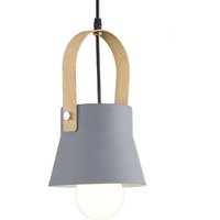 Moderner Industrieller Pendelleuchte Metall Holz Hängeleuchte Innenbereich Deckenleuchte Grau Moderner Industrieller Pendelleuchte Metall Holz Hängeleuchte Innenbereich Deckenleuchte Grau von WOTTES