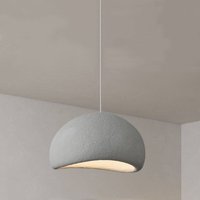 Retro Pendellampe Kreative Hängeleuchte Grau Innenbereich Kronleuchter für Küche Esszimmer Café Bar Club Ø20CM von WOTTES