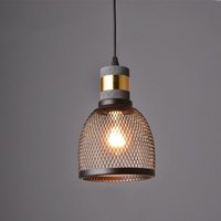 Vintage Pendelleuchte Industrial Hängelampe Innenbereich Deckenleuchte für Küche Schlafzimmer Wohnzimmer Ø15CM Vintage Pendelleuchte Industrial Hängelampe Innenbereich Deckenleuchte für Küche Schlafzimmer Wohnzimmer Ø15CM von WOTTES