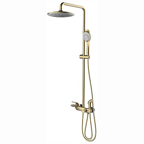 Duschsystem mit Badewannenarmatur, Thermos-Duschset, Regendusche, Wandhalterung, runder Duschkopf, Bidet, Handbrause, Sprühgerät, Duschsystem mit Badewannenarmatur, Thermos-Duschset, Regendusche, Wandhalterung, runder Duschkopf, Bidet, Handbrause, Sprühgerät, von WOTZOV