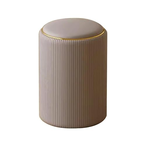 Schminkhocker, Mehrzweck-Friseurhocker, gepolsterter runder Ottoman mit Stauraum, moderner weicher Schminkstuhl mit Memory Foam-Sitz, geeignet für Wohnzimmer, E,F Schminkhocker, Mehrzweck-Friseurhocker, gepolsterter runder Ottoman mit Stauraum, moderner weicher Schminkstuhl mit Memory Foam-Sitz, geeignet für Wohnzimmer, E,F von WOTZOV