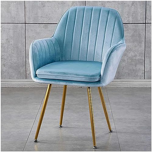 Schminkstuhl aus Samt, Schminkstuhl mit Metallbeinen, Gepolsterter Beistellstuhl, Esszimmerstühle mit Rückenlehne, Für Wohnzimmer, Schlafzimmer, Frisiertisch,F Schminkstuhl aus Samt, Schminkstuhl mit Metallbeinen, Gepolsterter Beistellstuhl, Esszimmerstühle mit Rückenlehne, Für Wohnzimmer, Schlafzimmer, Frisiertisch,F von WOTZOV