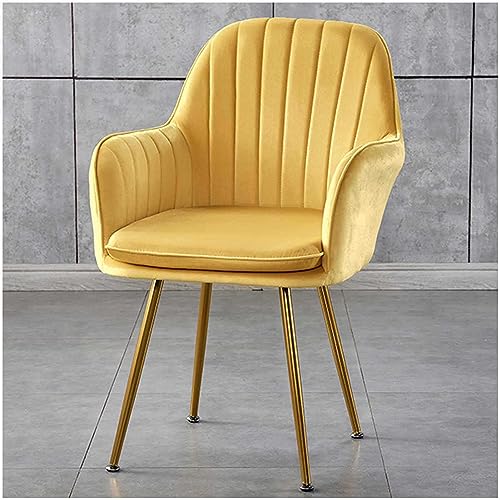 Schminkstuhl aus Samt, Schminkstuhl mit Metallbeinen, Gepolsterter Beistellstuhl, Esszimmerstühle mit Rückenlehne, Für Wohnzimmer, Schlafzimmer, Frisiertisch,J Schminkstuhl aus Samt, Schminkstuhl mit Metallbeinen, Gepolsterter Beistellstuhl, Esszimmerstühle mit Rückenlehne, Für Wohnzimmer, Schlafzimmer, Frisiertisch,J von WOTZOV