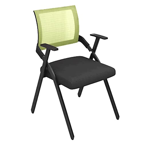WOTZOV Klappstuhl mit Schreibtafel, bequemer und atmungsaktiver Eventstuhl mit Schreibtafel, hochelastischer, mit Schwamm gefüllter Stuhl mit gebogener Rückenlehne, praktis，G 34x24x16in von WOTZOV