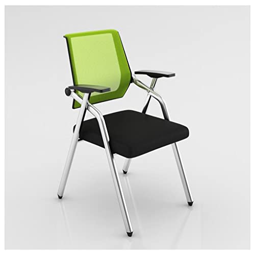 WOTZOV Klappstuhl mit Schreibtafel, schwarzer Netzstoff, ergonomischer Schreibtischstuhl, Schülerstuhl mit Schreibtischaufsatz, mit Tablet-Arm, Schreibtafel und Getränkehal,Green Style2 WOTZOV Klappstuhl mit Schreibtafel, schwarzer Netzstoff, ergonomischer Schreibtischstuhl, Schülerstuhl mit Schreibtischaufsatz, mit Tablet-Arm, Schreibtafel und Getränkehal,Green Style2 von WOTZOV