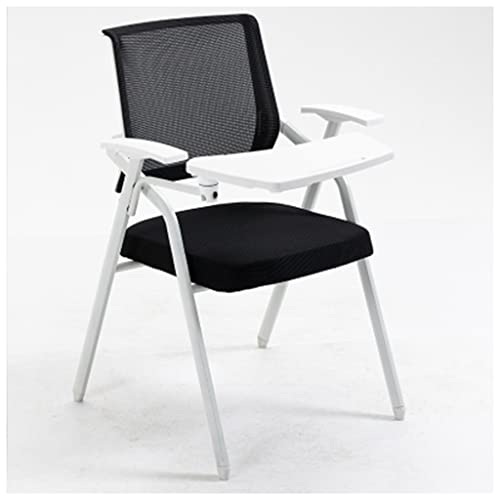 WOTZOV Klappstuhl mit Schreibtafel Home-Office-Schreibtischstuhl mit angeschlossenem Schreibtisch Ergonomischer Netz-Bürostuhl für Erwachsene Klappbare Schreibtafel Meeting WOTZOV Klappstuhl mit Schreibtafel Home-Office-Schreibtischstuhl mit angeschlossenem Schreibtisch Ergonomischer Netz-Bürostuhl für Erwachsene Klappbare Schreibtafel Meeting von WOTZOV