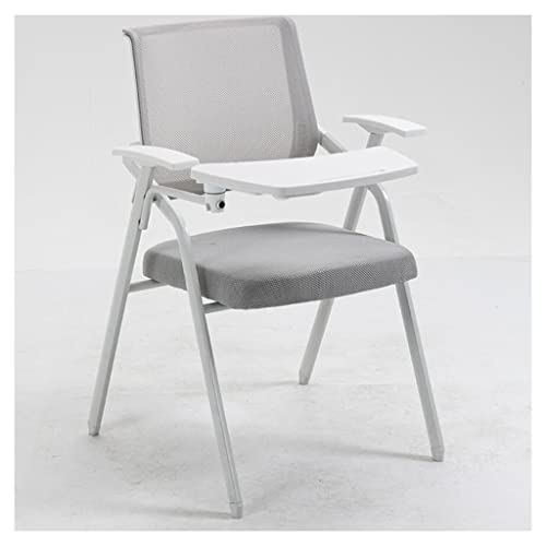 WOTZOV Klappstuhl mit Schreibtafelstuhl mit angeschlossenem Schreibtisch für Erwachsene, ergonomischer Schreibtischstuhl, Netz-Bürostuhl, mit Schreibtafel, Besprechungsstuh WOTZOV Klappstuhl mit Schreibtafelstuhl mit angeschlossenem Schreibtisch für Erwachsene, ergonomischer Schreibtischstuhl, Netz-Bürostuhl, mit Schreibtafel, Besprechungsstuh von WOTZOV