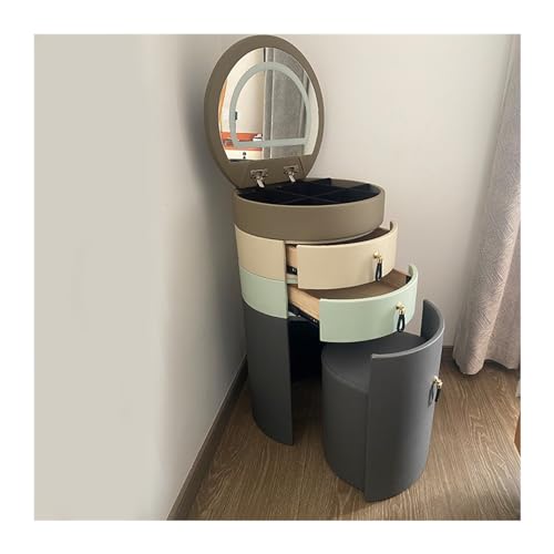 WOTZOV Schminktisch, moderner Luxus-Schminktisch, Schlafzimmerspiegel, Schminkstuhl, Frisiertisch, Nachttisch, Arbeitszimmer, Service, Lounge-Suite, Möbel, Schminktisc,B WOTZOV Schminktisch, moderner Luxus-Schminktisch, Schlafzimmerspiegel, Schminkstuhl, Frisiertisch, Nachttisch, Arbeitszimmer, Service, Lounge-Suite, Möbel, Schminktisc,B von WOTZOV