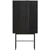 Schrank Array Highboard black von WOUD