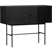 Sideboard Array black 150 cm L von WOUD