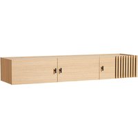 Sideboard Array Wall oak/white von WOUD