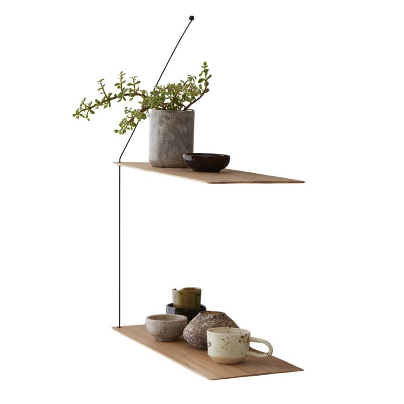 WOUD - Stedge Shelf - Hängeregal aus Holz & Metall im dänischen Design von WOUD