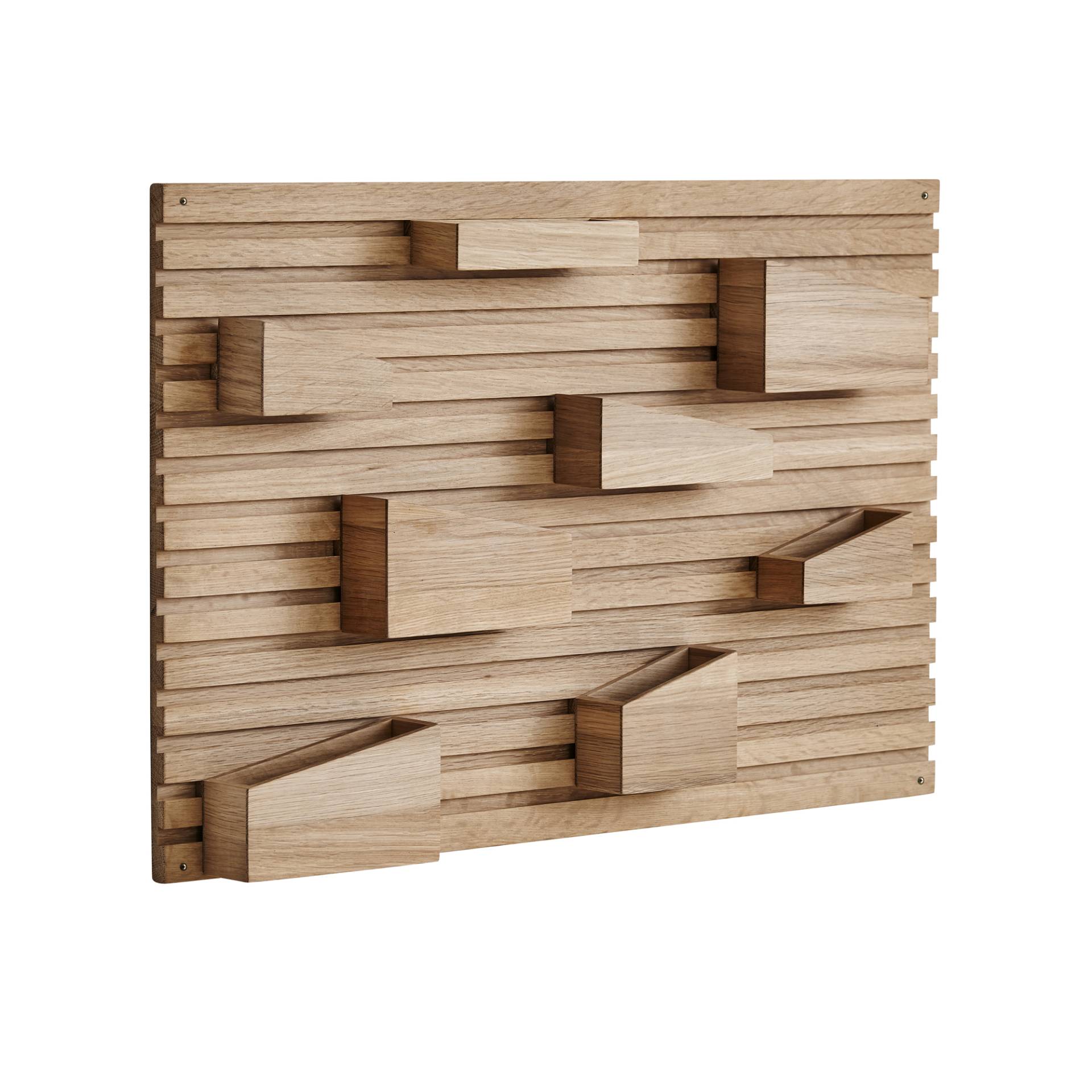 Woud - Input Organiser- Schreibtisch Aufbewahrung aus Holz für die Wand von WOUD
