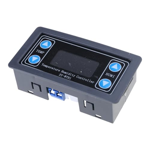 WOURRD 6-30 V Digitale Anzeige Konstanter Temperaturfeuchtigkeit Inkubator Controller Doppelausgang Thermostat Überwachung von WOURRD