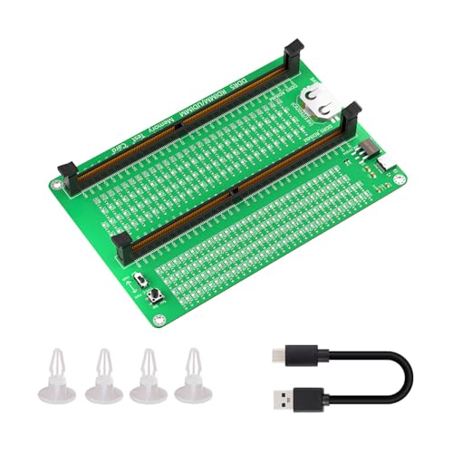 WOURRD DDR5 Speicherschlitzentester Breites Kompatibilität DDR5 Speichertester Für Speichercomputerreparaturadapterplatine Für Computer von WOURRD