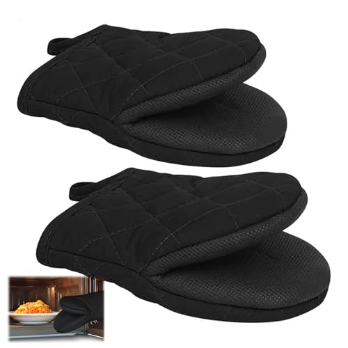WOUYTPE 2 Stück Hitzebeständige Küchenhandschuhe, Backhandschuhe, Kaminhandschuhe, Wird zur Wärmeisolierung von Hochtemperaturgeräten Wie Z. B. Fritteusen Verwendet (Verdicktes Design) von WOUYTPE