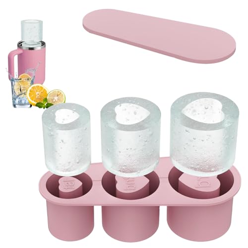 WOUYTPE Stanley Cup Eiswürfelform, Eiswürfelform Silikon für Stanley, Becher mit Eiswürfel, zur Unterstützung Beim Gefrieren von Eis oder Bei der Lagerung von Eis (3 Liebesgrößen Verfügbar) von WOUYTPE