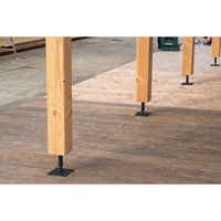 Pfostenträger Verstellbar M20 Schwarz - Extrem stark Pfostenträger Verstellbar M20 Schwarz - Extrem stark von WOVAR