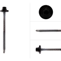 Schrauben für sandwichplatten verzinkt - Schwarz - 6,3 x 125 mm - Schrauben für sandwichplatten verzinkt - Schwarz - 6,3 x 125 mm - von WOVAR