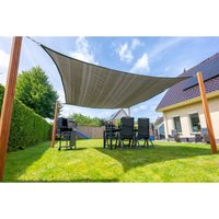 Sonnensegel Viereck 6x6 m - 320 g/m² - Anthrazit - Pro Stück Sonnensegel Viereck 6x6 m - 320 g/m² - Anthrazit - Pro Stück von WOVAR