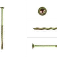 Spanplattenschrauben gelb verzinkt 6 x 200 mm Torx 30 mit Spanplattenschrauben gelb verzinkt 6 x 200 mm Torx 30 mit von WOVAR