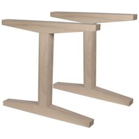 Tischbein Holz Buche I-Form 72 cm - Pro Set Tischbein Holz Buche I-Form 72 cm - Pro Set von WOVAR