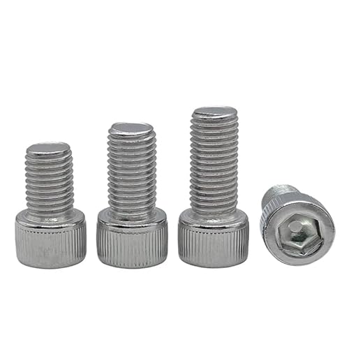 Feingewinde SS304 Edelstahl Sechskantschrauben Kopfschrauben 0# 10# 1/4 5/16 (100,UNF 1/4-28 x 3/8) von WOVSTNOV