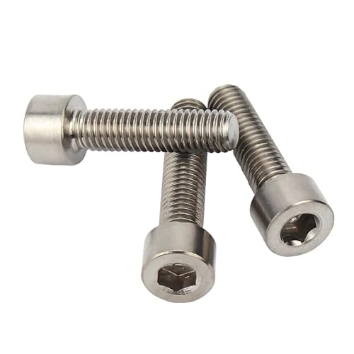GR5 Titan Inbus Sechskantschrauben Kopfschrauben M2 M2,5 M3 M4 M5 M6 M8 (2,M8 x 35mm) von WOVSTNOV