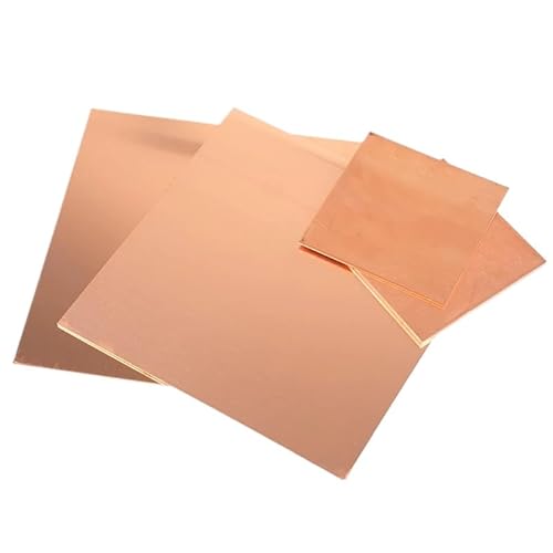REINES KUPFERBLATT KUPFERPLATTE 0,1mm - 6mm Dicke Schneiden Metall KUPFER QUADRATISCHE PLATTE (2,0.5mm x 30mm x 30mm) von WOVSTNOV