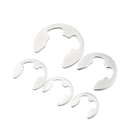 SS304 Edelstahl Externer E-Haltering E-Clips E-Ringe Φ1,2mm - Φ20mm (M1.5) von WOVSTNOV