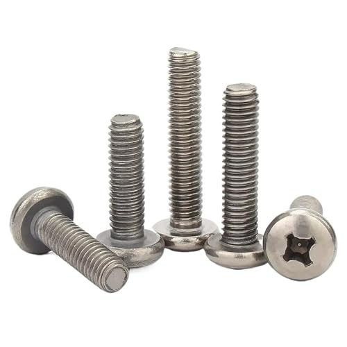 Titan GR2 Phillips Cross Pan Head Maschinenschrauben 0# 2# 4# 6# 8# 10# 1/4 (20,UNC 4#-40 x 3/4) von WOVSTNOV