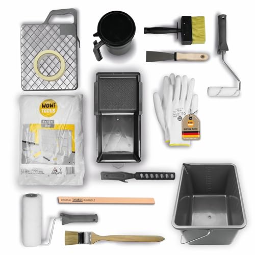 WOW!TOOLS Maler-Kit PAINT2GO 14-teilig, perfektes Komplettset für alle Heim- und Handwerker inkl. allen essenziellen Malerwerkzeugen WOW!TOOLS Maler-Kit PAINT2GO 14-teilig, perfektes Komplettset für alle Heim- und Handwerker inkl. allen essenziellen Malerwerkzeugen von WOW ! TOOLS