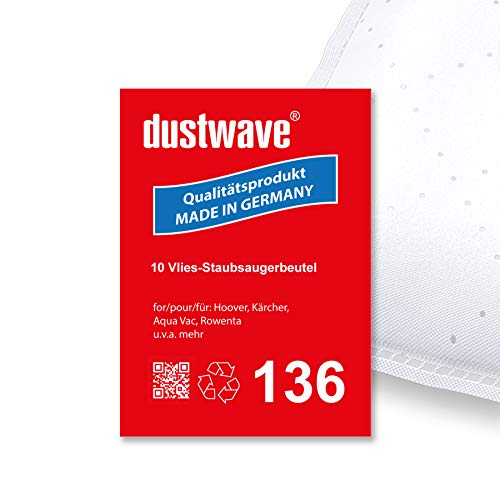 10 Staubsaugerbeutel | Staubsack (ca. 20 L) passend für Thomas - INOX 20 professional von dustwave® Microvlies-Markenstaubbeutel – Made in Germany von WOWGADGET