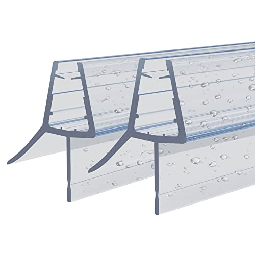 Transparent Duschdichtung 2x80cm Duschdichtungen für Duschtüren einstellbare Duschdichtung Duschkabine dichtung für 4 mm/ 5 mm/ 6 mm Glastür Duschtüren Duschwand Badewanne Duschkabine von WOWINNE