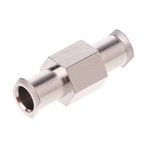 WOWOWO 1 Stück Luer Lock Adapter Koppler Messing-Buchsenanschluss aus vernickeltem Messing mit 4-mm-Öffnung von WOWOWO