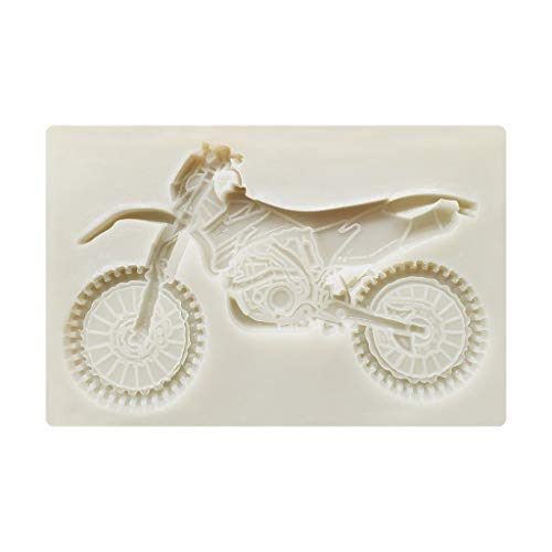 WOWOWO 3D Motorrad Silikonformen Sugarcraft Kuchen Dekorieren Fondant Schimmel DIY Backen von WOWOWO