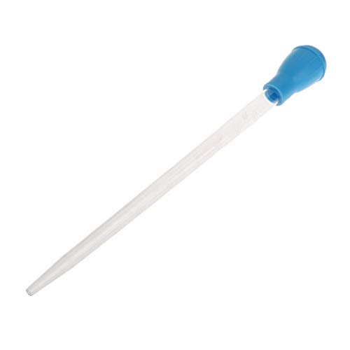 WOWOWO 50ml 16,9-Zoll-Pipette Aquariumreinigerpumpe Aquarium Siphon Wasserwechselwerkzeug Grillrohr zum Reinigen Schalten von WOWOWO