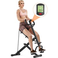 Bauchmuskeltrainer, Rattantree Bauchmuskeltrainingsgerät für Arme, Beine, Rücken und Gesäß, Kniebeugenmaschine, einfache Installation und von WOWTTRELAX