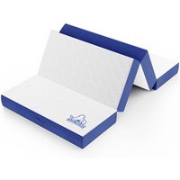 Faltbare Matratze 140x195cm, Dicke 15 cm, Matratze für Schlafsofa, Einfache Lagerung durch 4 Falten, mit waschbarem Bezug Wowttrelax von WOWTTRELAX