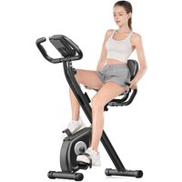 Faltbarer Heimtrainer – 8 magnetische Widerstandsstufen – Extra leise, mit LCD-Monitor und verstellbarem Komfortsattel – Max. Belastung 120 kg – Faltbarer Heimtrainer – 8 magnetische Widerstandsstufen – Extra leise, mit LCD-Monitor und verstellbarem Komfortsattel – Max. Belastung 120 kg – von WOWTTRELAX