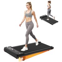 Laufband – Walking Pad 2,5 PS – Walking Pad mit Fernbedienung und LED, leises Walking Pad – 1–8 km/h kompaktes Laufband – Schwarz Laufband – Walking Pad 2,5 PS – Walking Pad mit Fernbedienung und LED, leises Walking Pad – 1–8 km/h kompaktes Laufband – Schwarz von WOWTTRELAX