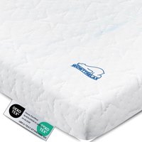 Matratzenschoner 140x190cm, Matratzen Topper Gelschaum Matratzenauflage, abnehmbare Matratzenbezug mit Soft-Touch, produziert nach deutschem von WOWTTRELAX