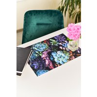 Sukkulente Blumen Tischset Polyester Esstisch Dekor von WOWpillowStudio