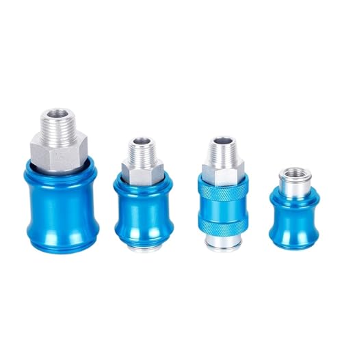 1 Stück HSV-06 08 10 15 20-B-SS-SF-FF pneumatisches Handschiebeventil aus Aluminiumlegierung, Handdruck-Abgassteuerschalter mit Außengewinde(HSV-08-SS) von WOXEVOLM