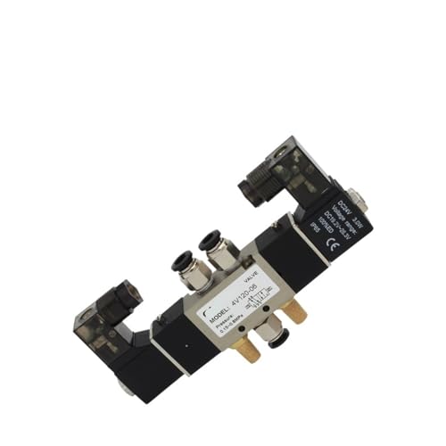 4V120-06 Fünfwege-2-Positionen-Magnetventil DC12V DC24V AC110V AC220V pneumatisches Luftmagnetventil(4mm fittings) von WOXEVOLM