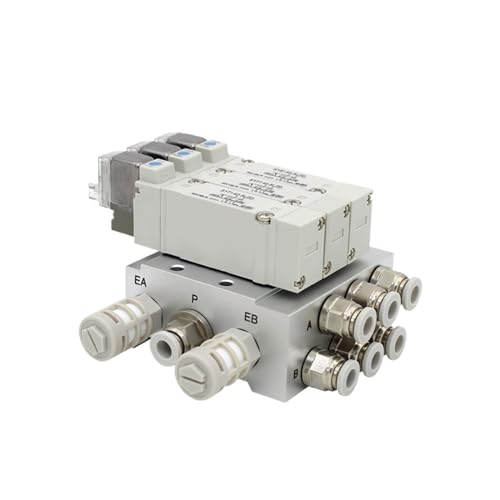 Typ SY5140 Magnetventilkombination, einzelnes elektronisch gesteuertes Zylindersteuerventil SY5140-5LZD SY5140-6LZD(SY5140-5LZD 8mm,10 Stations) von WOXEVOLM