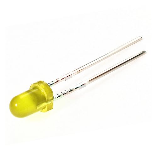 WOXEVOLM 5 PCS LED Diode F3 Weiß Orange Rot Gelb Blau Grün 3MM Led Lichter Diode(Yellow) von WOXEVOLM